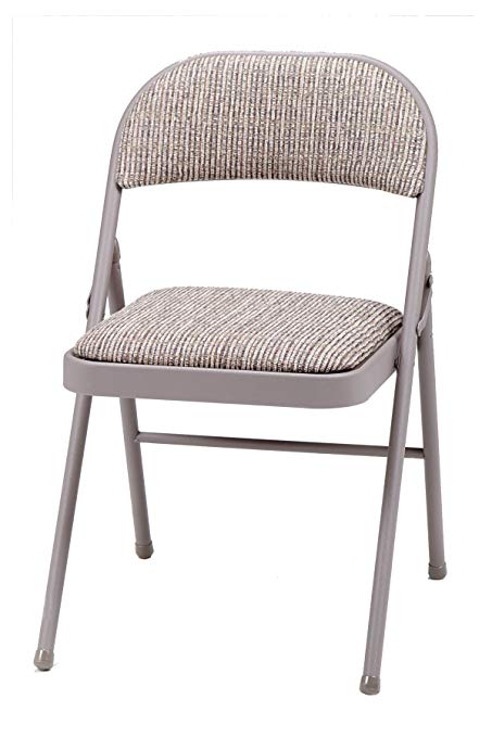 Amazon.com: MECO 4-Pack Deluxe Fabric Padded Folding Chair, Chicory