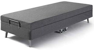 Amazon.com: Zinus Memory Foam Resort Folding Guest Bed with Wheels