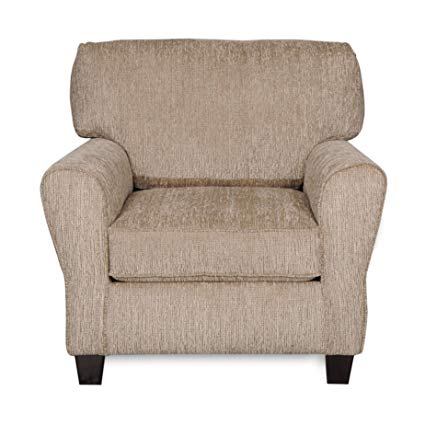 Amazon.com: ExceptionalSheets Council Pewter Fabric Armchair with