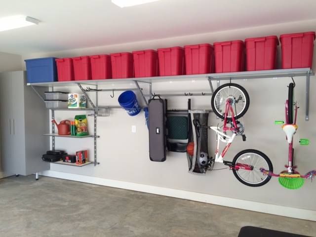 You will never need another garage shelving system! Monkey Bars