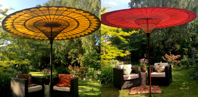 Luxury Garden Umbrellas | Garden Parasols | Patio Sun Umbrellas
