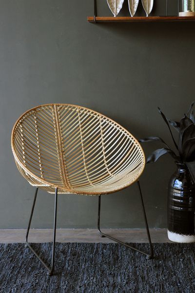 I really love the Eryn Natural Rattan Chair Wicker is in demand and