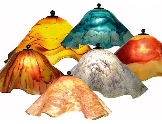 Large Glass Lamp Shade - Craftsman - Lighting Globes And Shades - by
