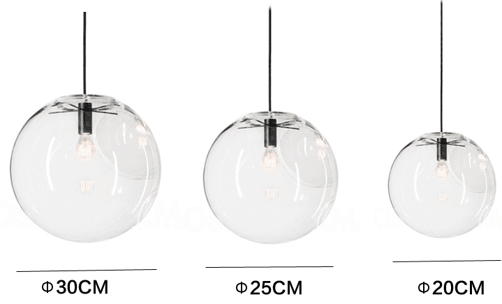 Glass Lamp Shade Bubble Ball. Minimalist Modern Simple. u2013 Tudo And Co