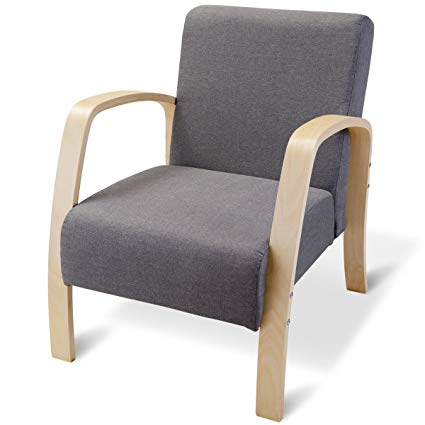 Amazon.com: Giantex Modern Accent Chair Lounge Armchair Contemporary