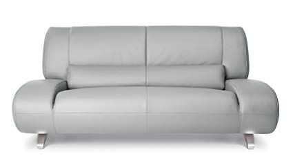Amazon.com: Zuri Furniture Modern Aspen Light Grey Microfiber