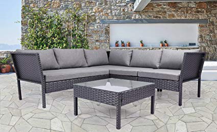 Amazon.com: Baner Garden K15 4 Piece Outdoor Furniture Complete