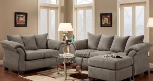 Sesations Grey Sofa Chaise | 6800GreySC | Living Room Sets