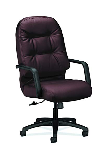Amazon.com: HON Leather Executive Chair - Pillow-Soft Series High