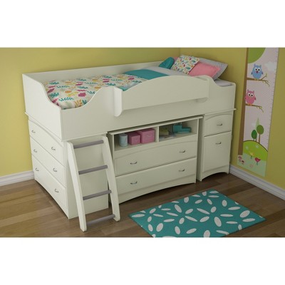 Imagine Storage Loft Kids Bed White (Twin) - South Shore : Target