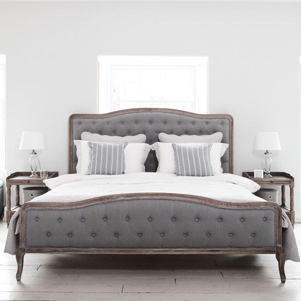 Chantal Bed - Superking Grey Linen | Home deco | Bedding master