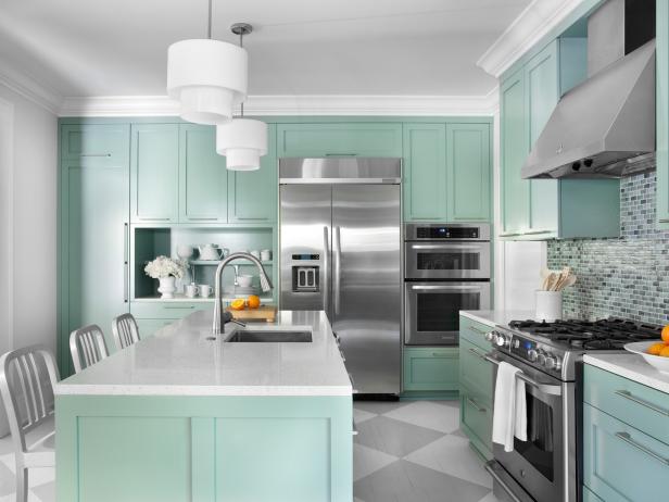 Color Ideas for Painting Kitchen Cabinets + HGTV Pictures | HGTV