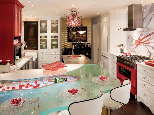 Red Kitchen Decor, Cabinets & Ideas | HGTV