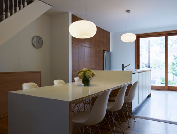 30 Kitchen islands with tables, a simple but very clever combo