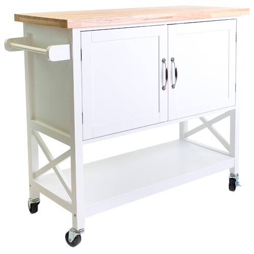 In Home Furniture Style Elwood Kitchen Trolley & Reviews | Temple