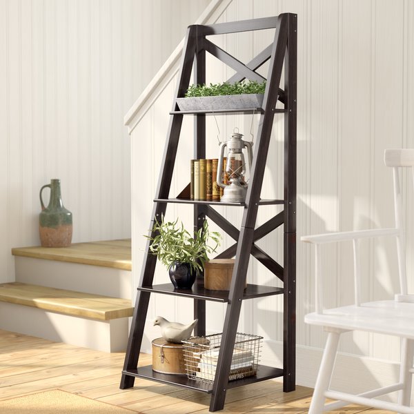 Laurel Foundry Modern Farmhouse Kaitlyn Ladder Bookcase & Reviews