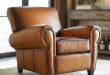 Manhattan Leather Armchair with Nailheads | Pottery Barn