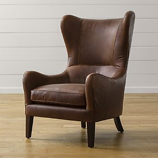 Leather Chairs | Crate and Barrel