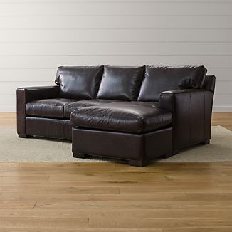 Leather Sofa Beds | Crate and Barrel