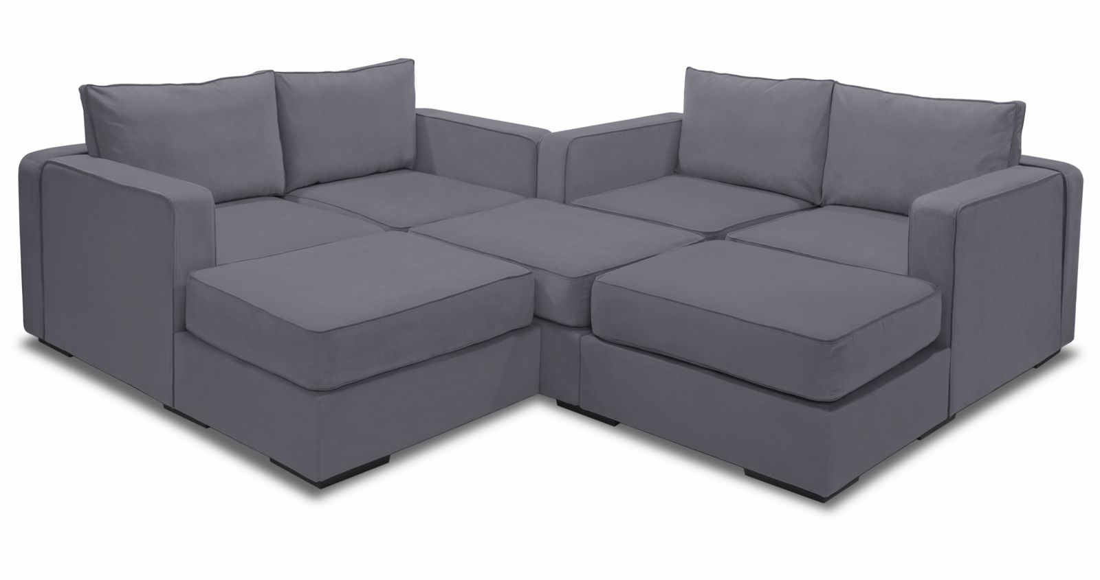 Large Modular Sectional Couch | 7 Seats + 8 Sides | Lovesac