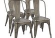 Amazon.com - Furmax Metal Dining Chair Indoor-Outdoor Use Stackable