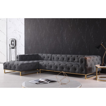 Contemporary Grey Sofa sets - Modern Couches in Fabric & Leather