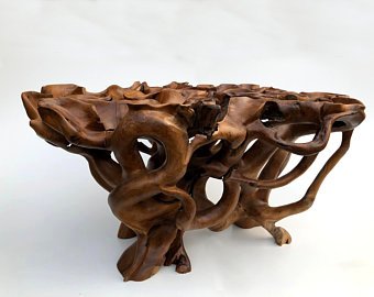 Natural wood table | Etsy