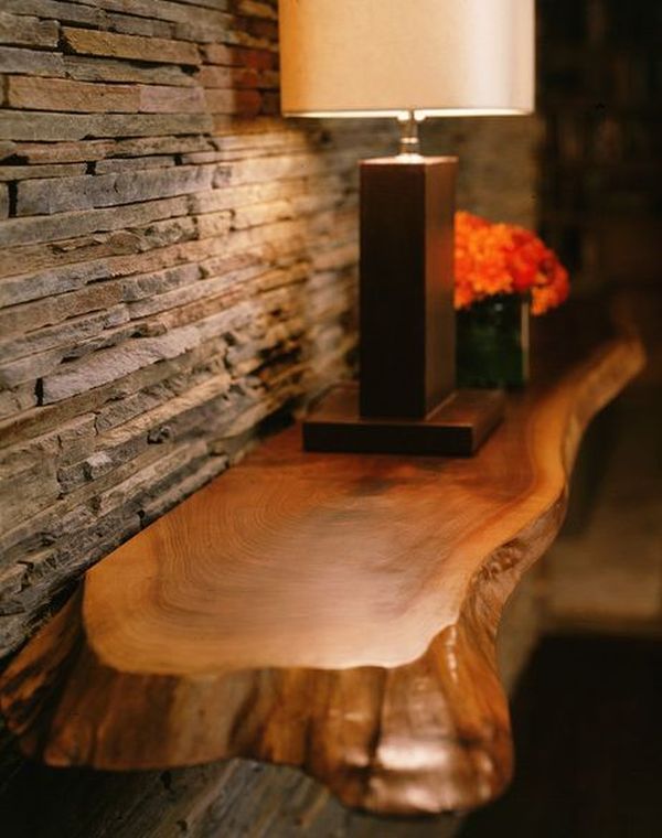 15 Stylish Wood Furniture And Features With Natural Edge