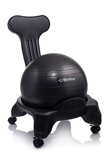 Amazon.com: bintiva Exercise Ball Chair - for Home and Office