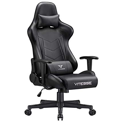 Amazon.com: Gaming Chair Carbon Fiber Leather Rocking High Back