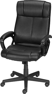 Staples® Turcotte Luxura® High Back Office Chair, Black | Staples