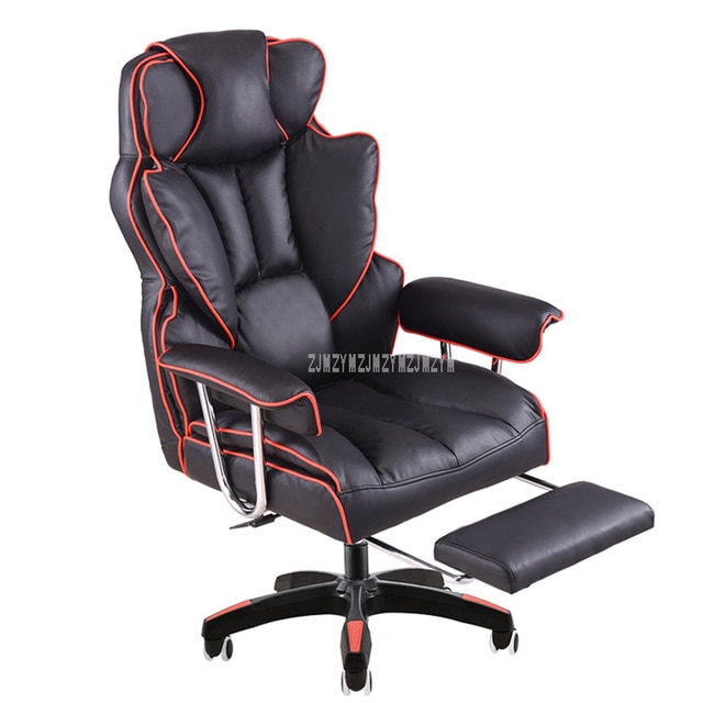 Home Office Computer Desk Massage Chair With Footrest Reclining