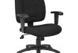 Fabric Task Chair With Adjustable Arms Black - Boss Office Products