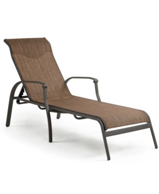 Furniture CLOSEOUT! Oasis Aluminum Outdoor Chaise Lounge, Created