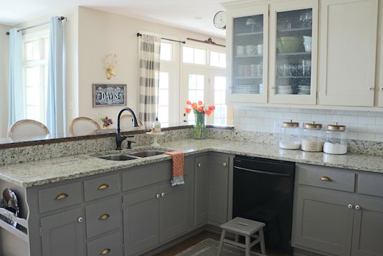 Why I Repainted my Chalk Painted Cabinets - Sincerely, Sara D.
