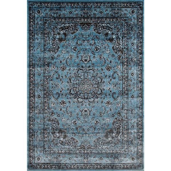 Shop Persian Rugs Antique Styled Multi Colored Blue Base Area Rug