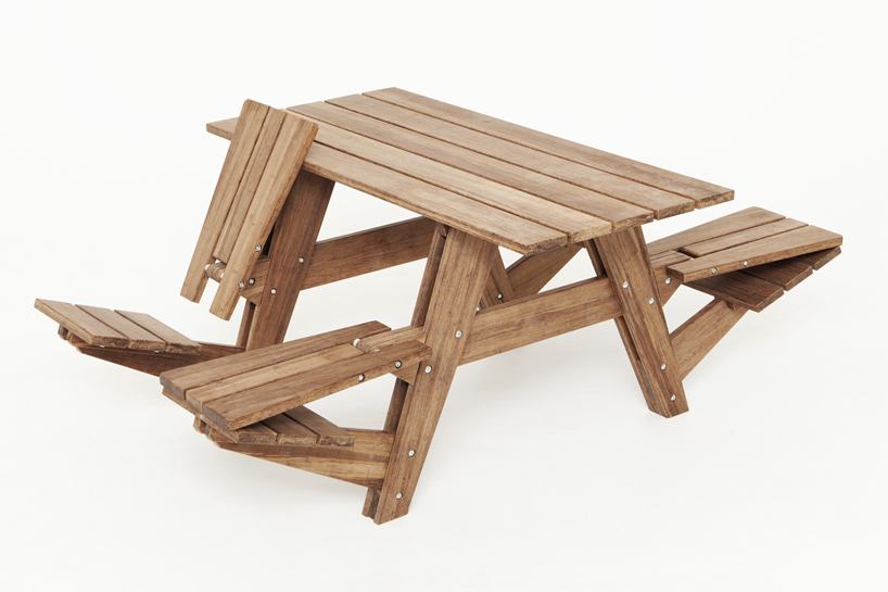 Another Picnic Table's Seats Can Convert Into Recliners