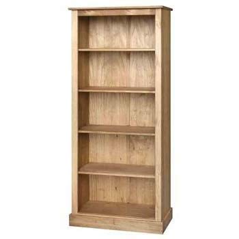 COTSWOLD WAXED PINE BOOKCASE: LOW BOOKCASE OR TALL BOOKCASE FROM