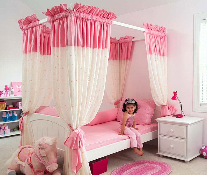 15 Cool Ideas For Pink Girls Bedrooms | Home Design, Garden