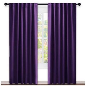 Give the perfect décor to your house by using purple curtains ...