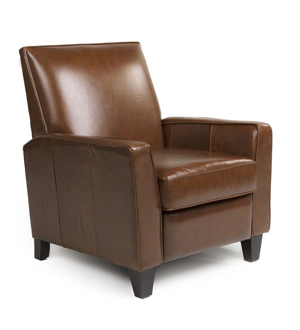 Orozco Genuine Leather Power Reclining Chair With