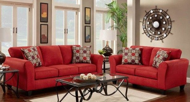 Why Red Sofa And Loveseat Is The New, How To Decorate A Living Room With Red Couches