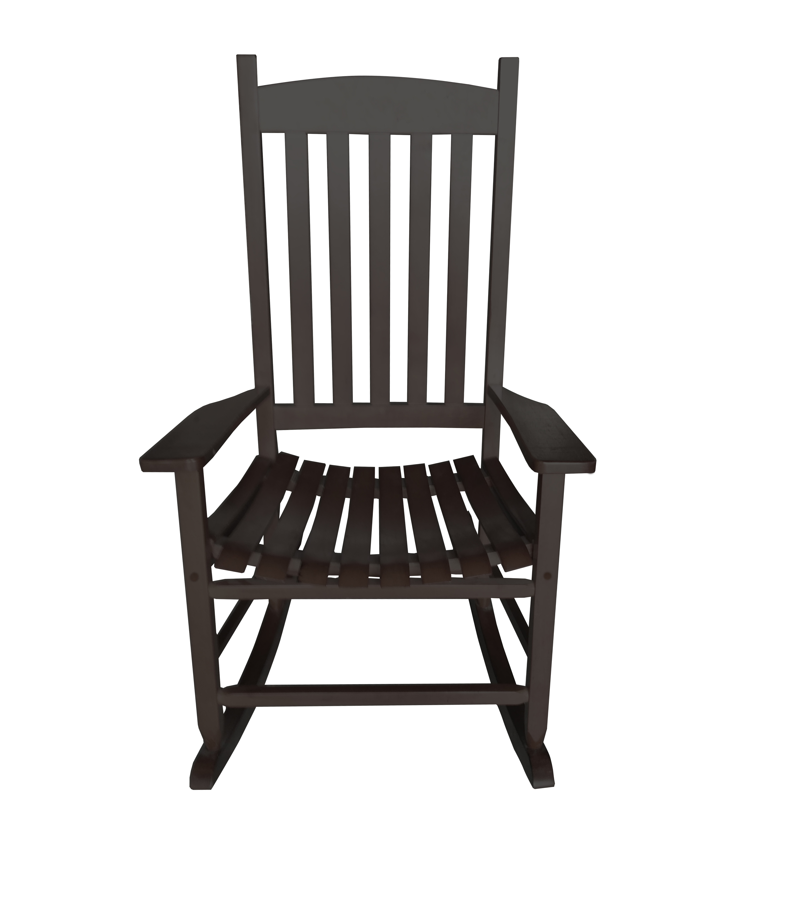 Mainstays Outdoor Wood Slat Rocking Chair - Walmart.com