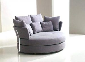 Round loveseat sofa and its benefits – TopsDecor.com