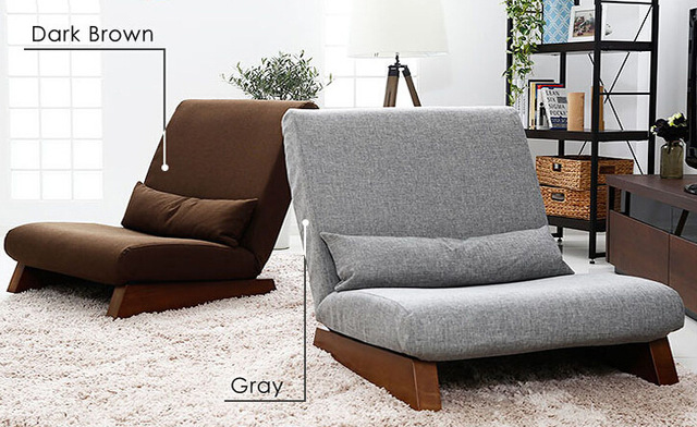 Floor Folding Single Seat Sofa Bed Modern Fabric Japanese Living