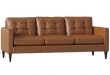 Small Scale Leather Sofa | Wayfair