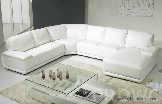 Simplicity White Sofa Settee Modern Furniture U shaped hot sale