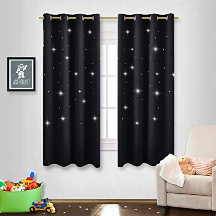 Amazon.com: NICETOWN Star Curtains for Girl's Room - Nursery