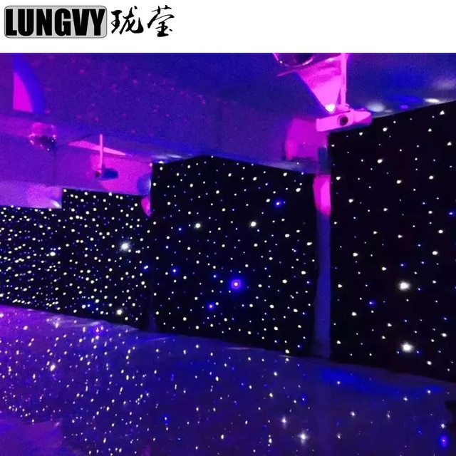 Free Shipping 4m*6m Blue / White LED Star Curtain LED Starry Sky