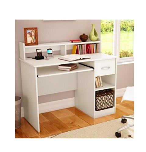 Amazon.com: South Shore Study Table Desk Furniture, White: Toys & Games